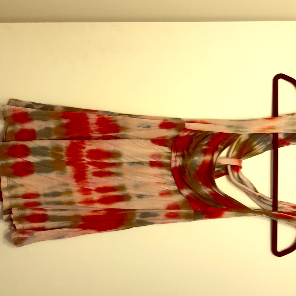 Tie die mini dress